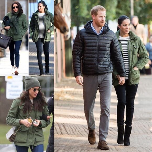 J. Crew PXS Field Mechanic Jacket Green Meghan Markle Favorite - Picture 3 of 10